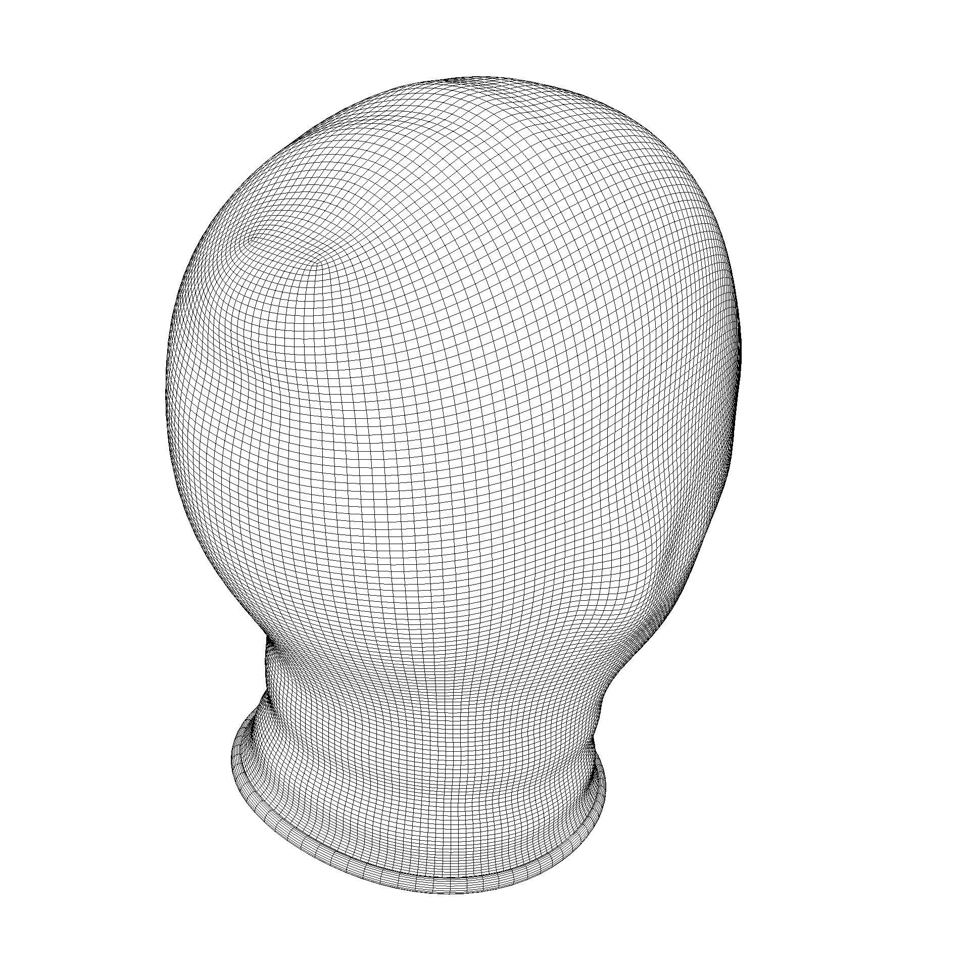 Low and High-poly Fabric Balaclava multi-color set Low-poly 3D model_32