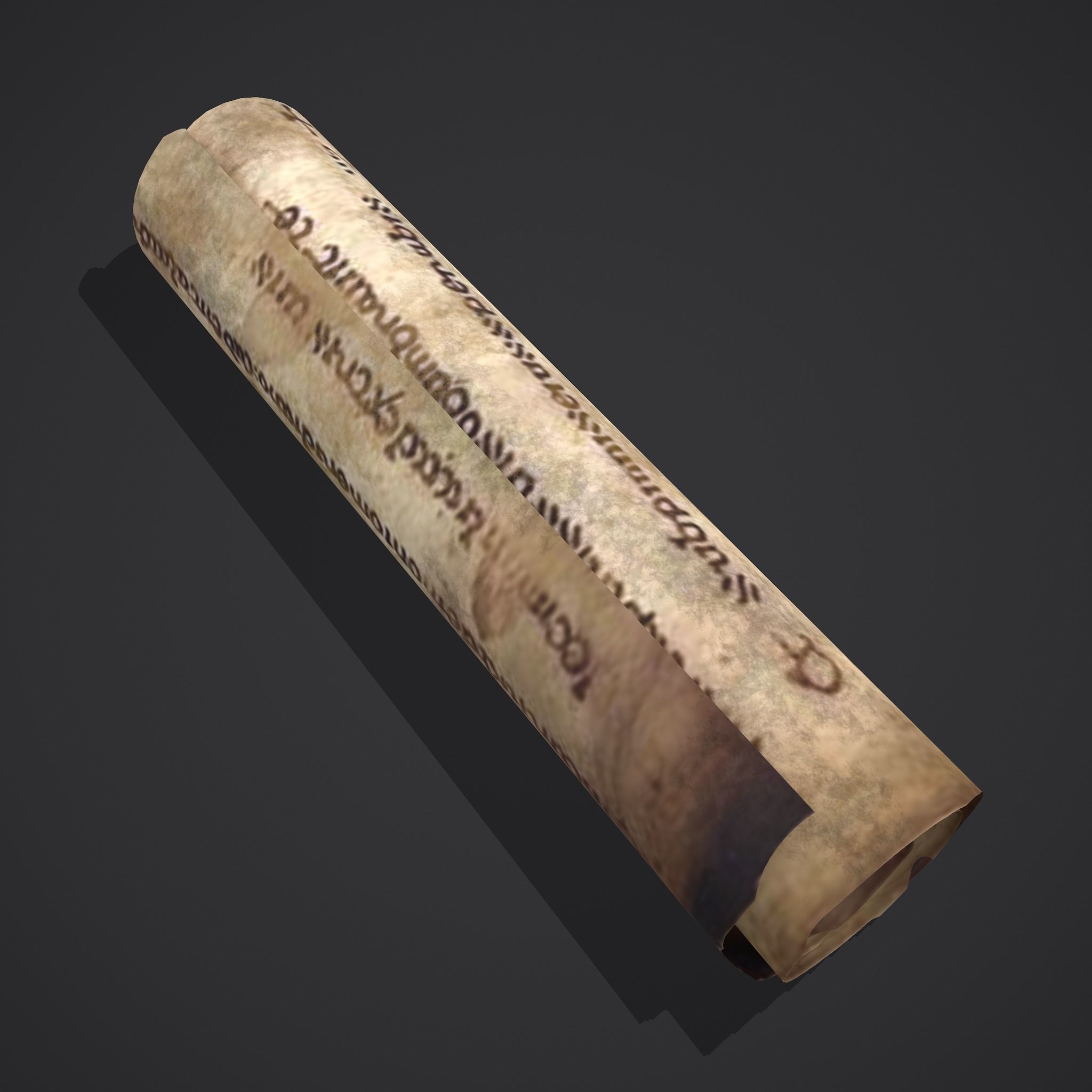 Scrolls Shelf and Holder 3D Model Collection_112