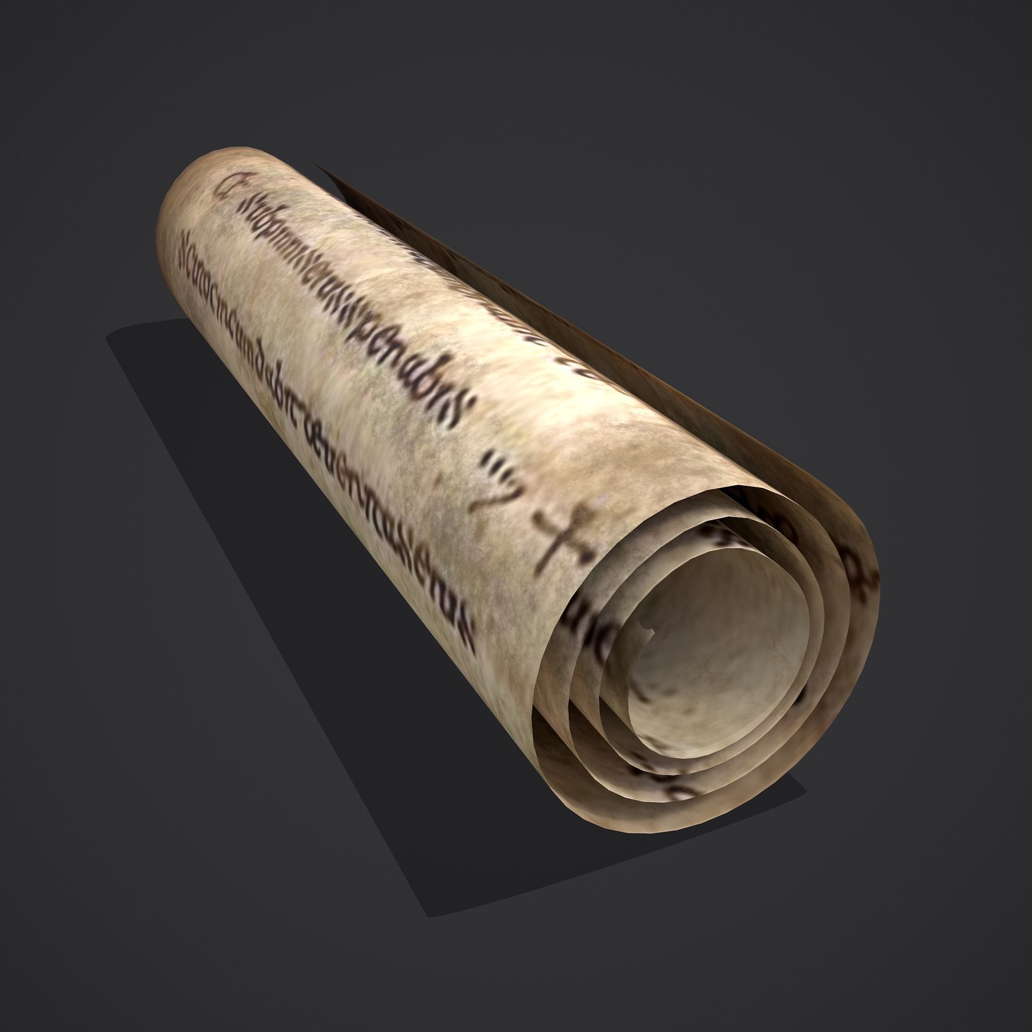 Scrolls Shelf and Holder 3D Model Collection_110