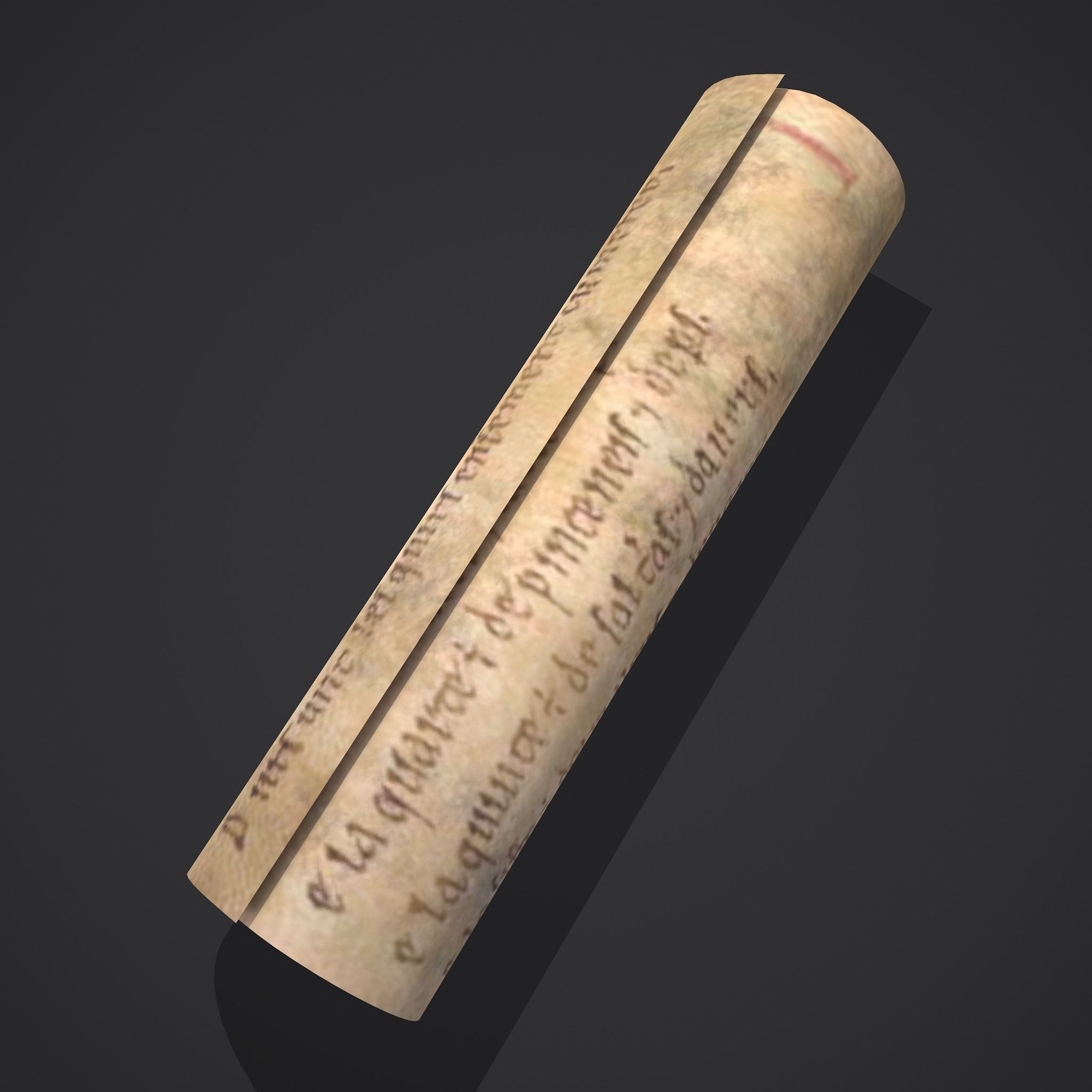 Scrolls Shelf and Holder 3D Model Collection_107