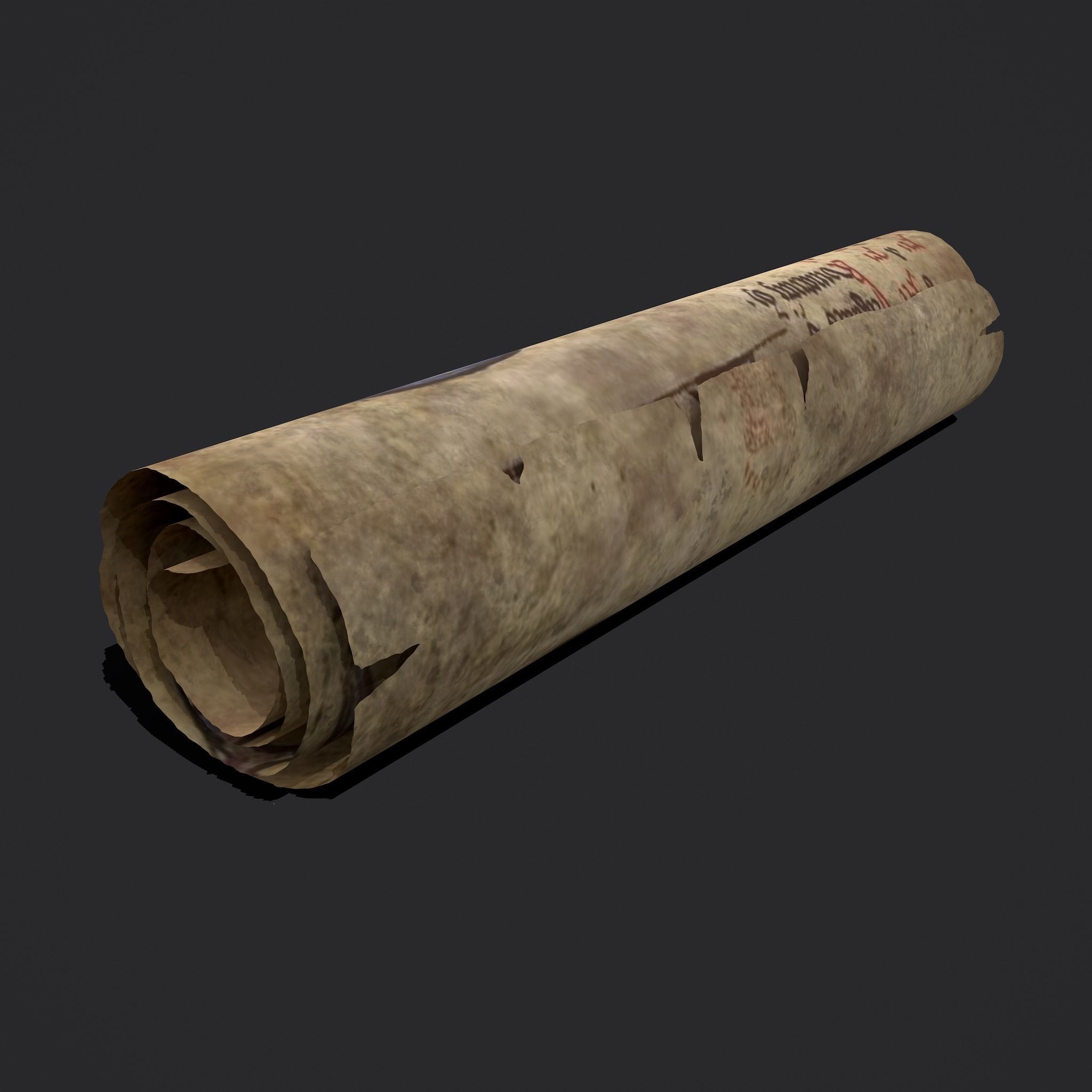 Scrolls Shelf and Holder 3D Model Collection_131