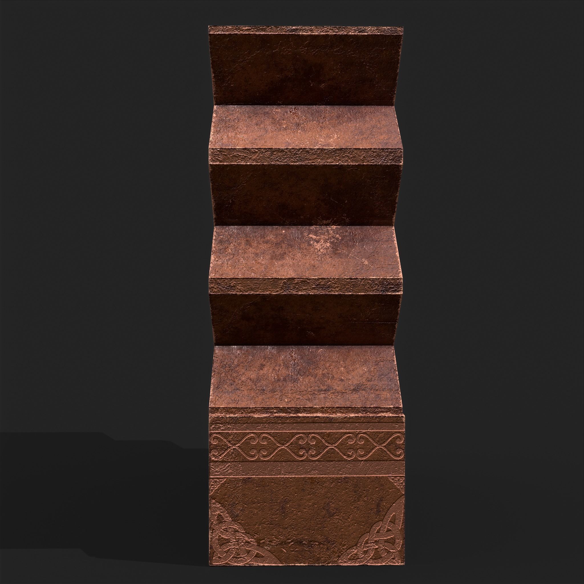 Scrolls Shelf and Holder 3D Model Collection_34