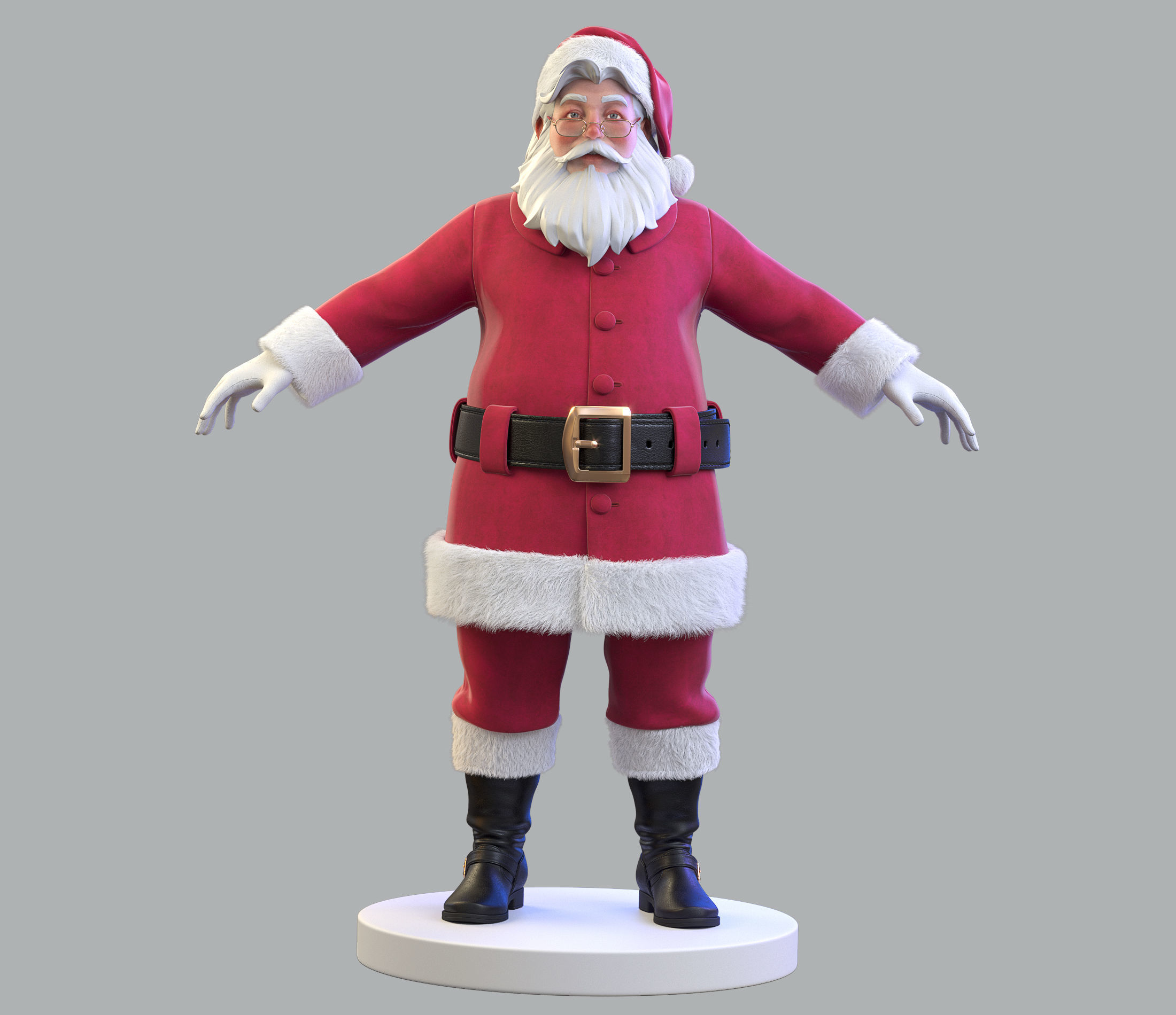 Santa Claus 3D model_1