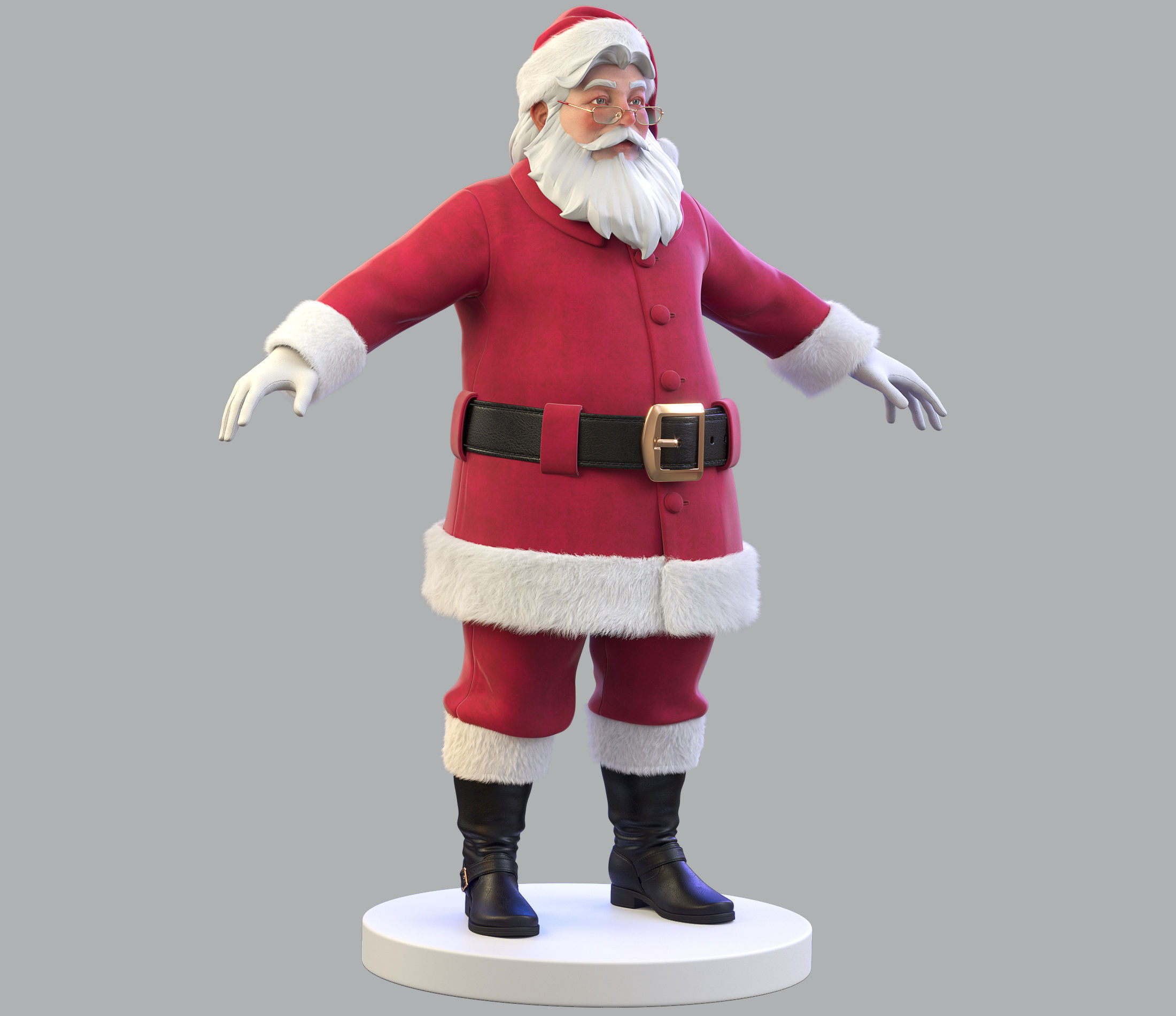 Santa Claus 3D model_2