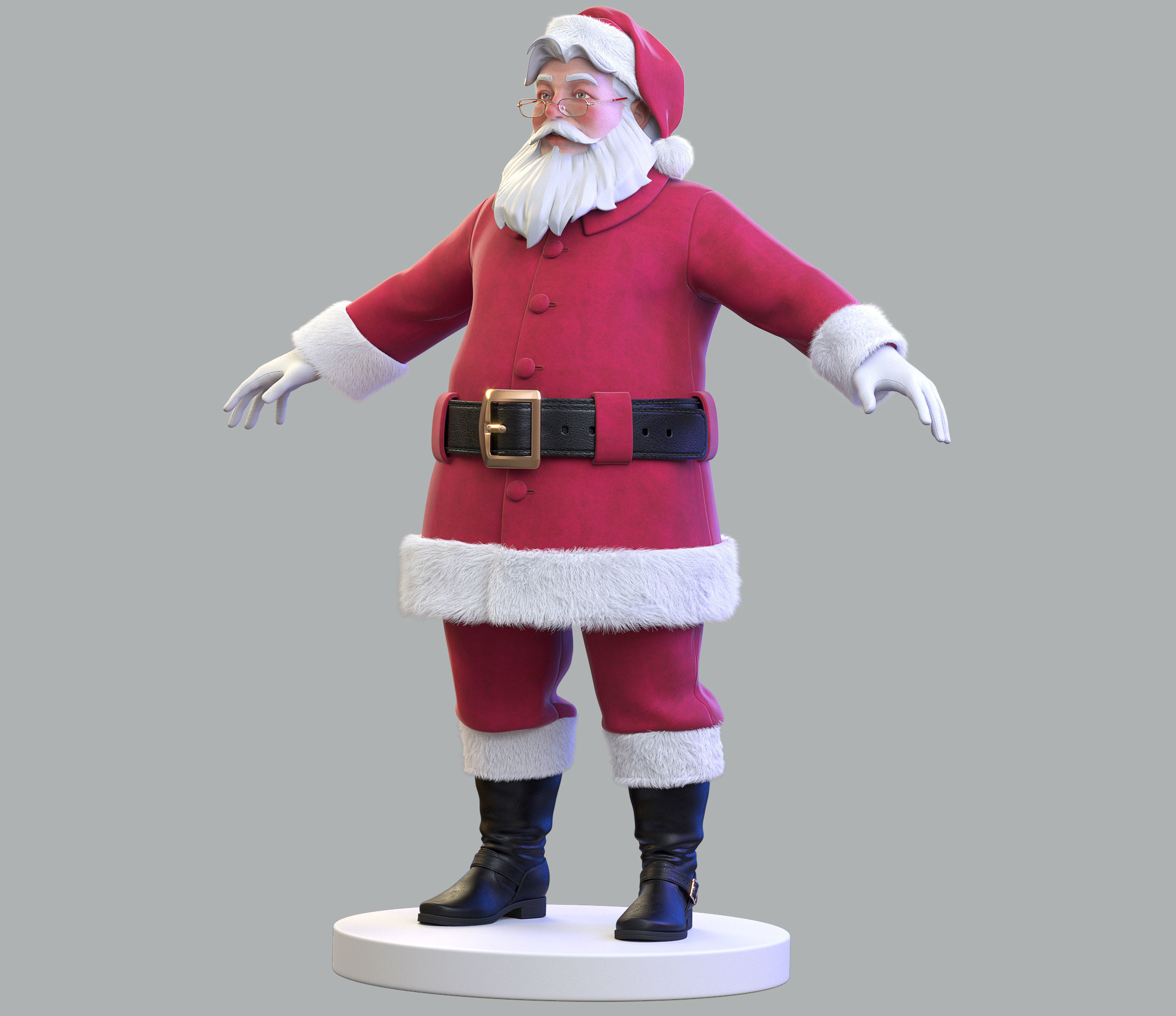 Santa Claus 3D model_3