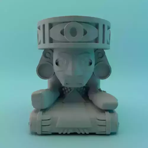 Huehueteotl aztec statue no