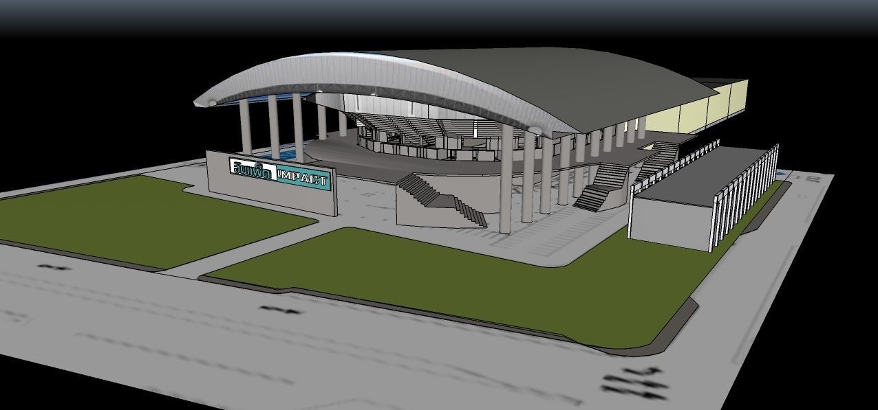 Impact Arena Muangthong Thani 3D model_1