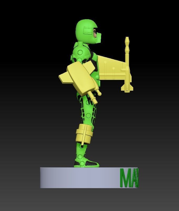 Max Ray from The Centurions 3D print model_4