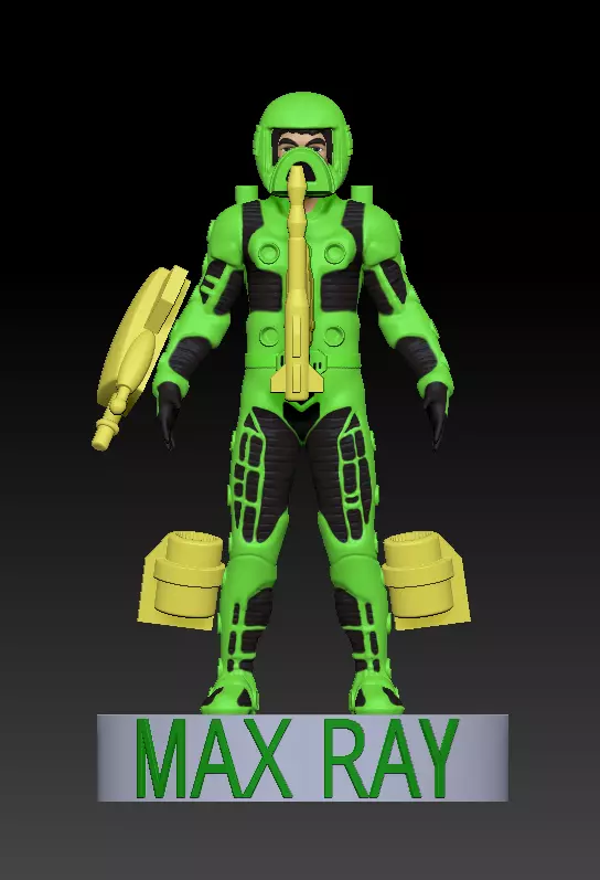 Max Ray from The Centurions 3D print model_0