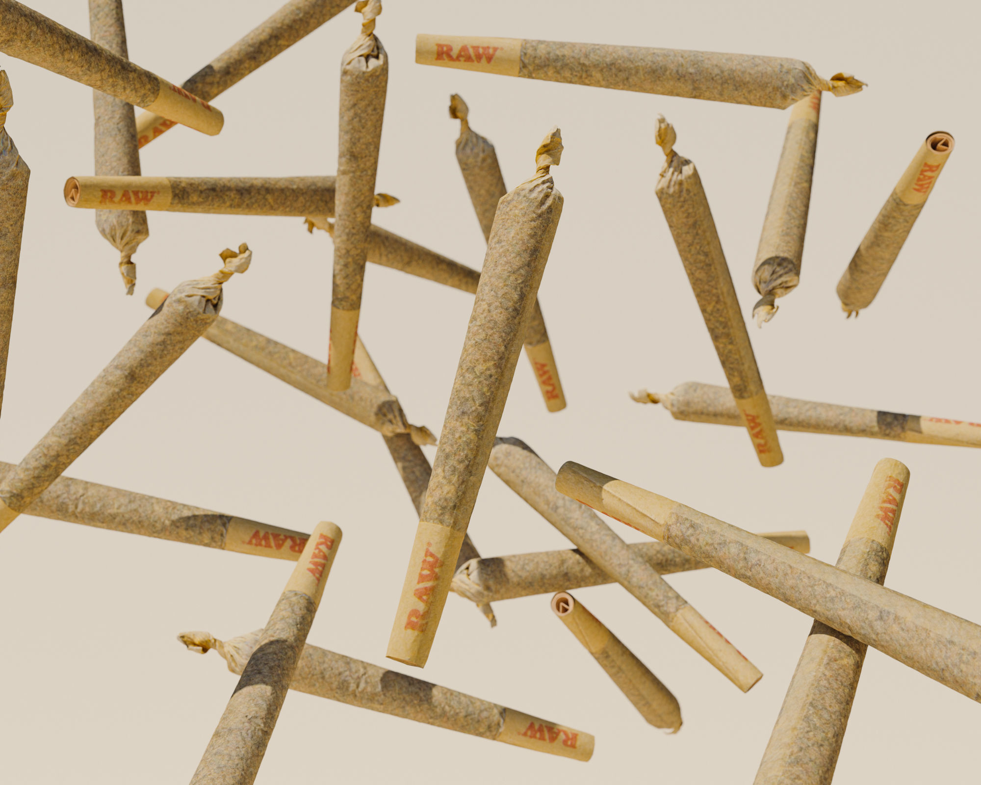 Photoscanned Pre-Roll Joint 3D Model Cannabis 3D model_4