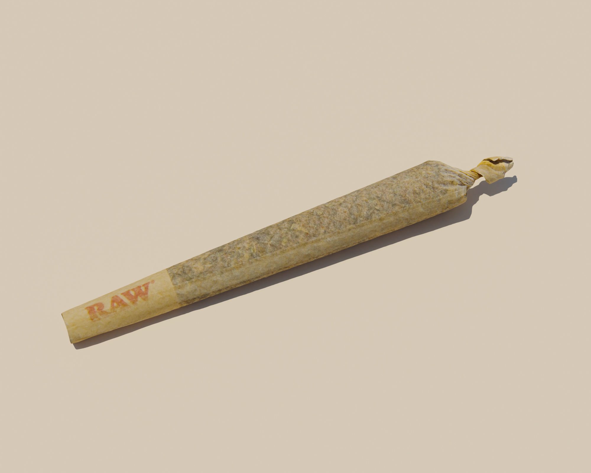 Photoscanned Pre-Roll Joint 3D Model Cannabis 3D model_7