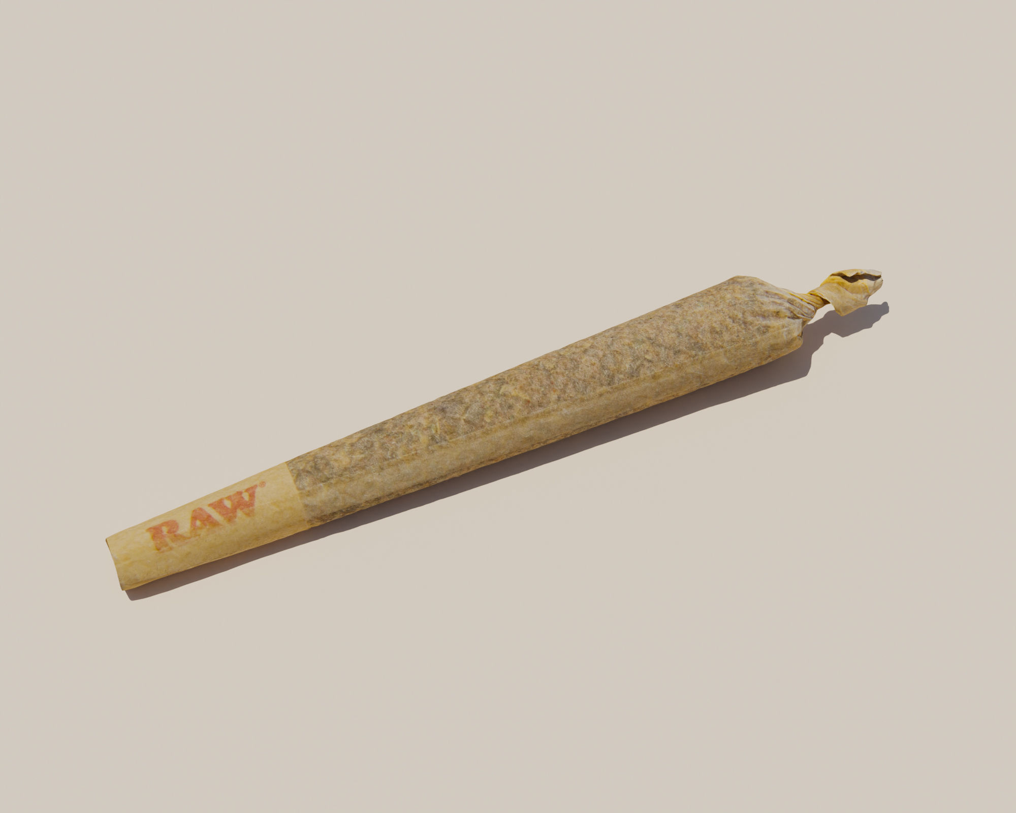 Photoscanned Pre-Roll Joint 3D Model Cannabis 3D model_9