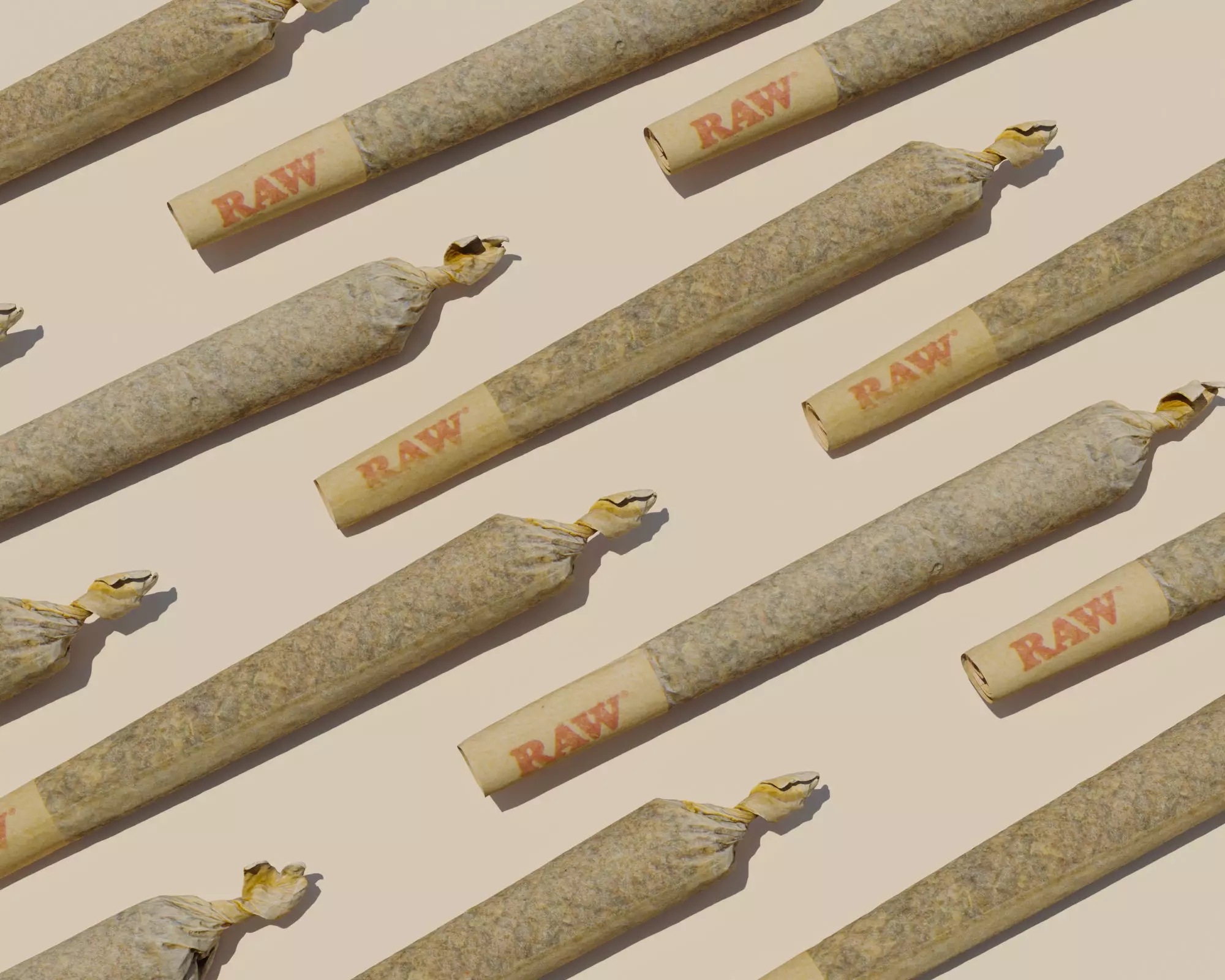 Photoscanned Pre-Roll Joint 3D Model Cannabis 3D model_0
