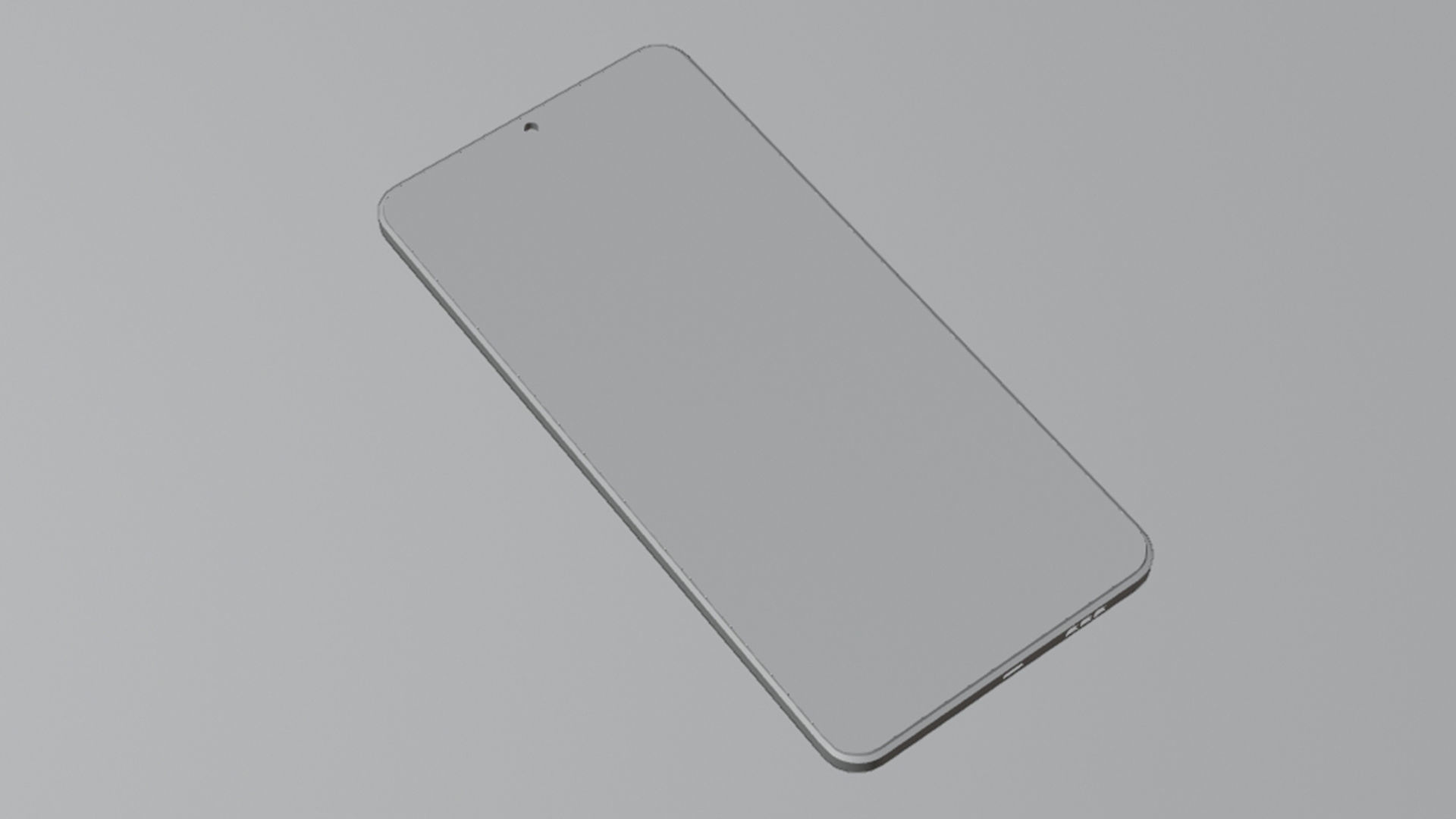 Android Phone 3D Model - Smartphone 3D Model Free 3D model_4