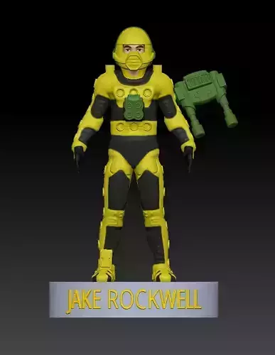 Jake Rockwell from The Centurions 3D print model
