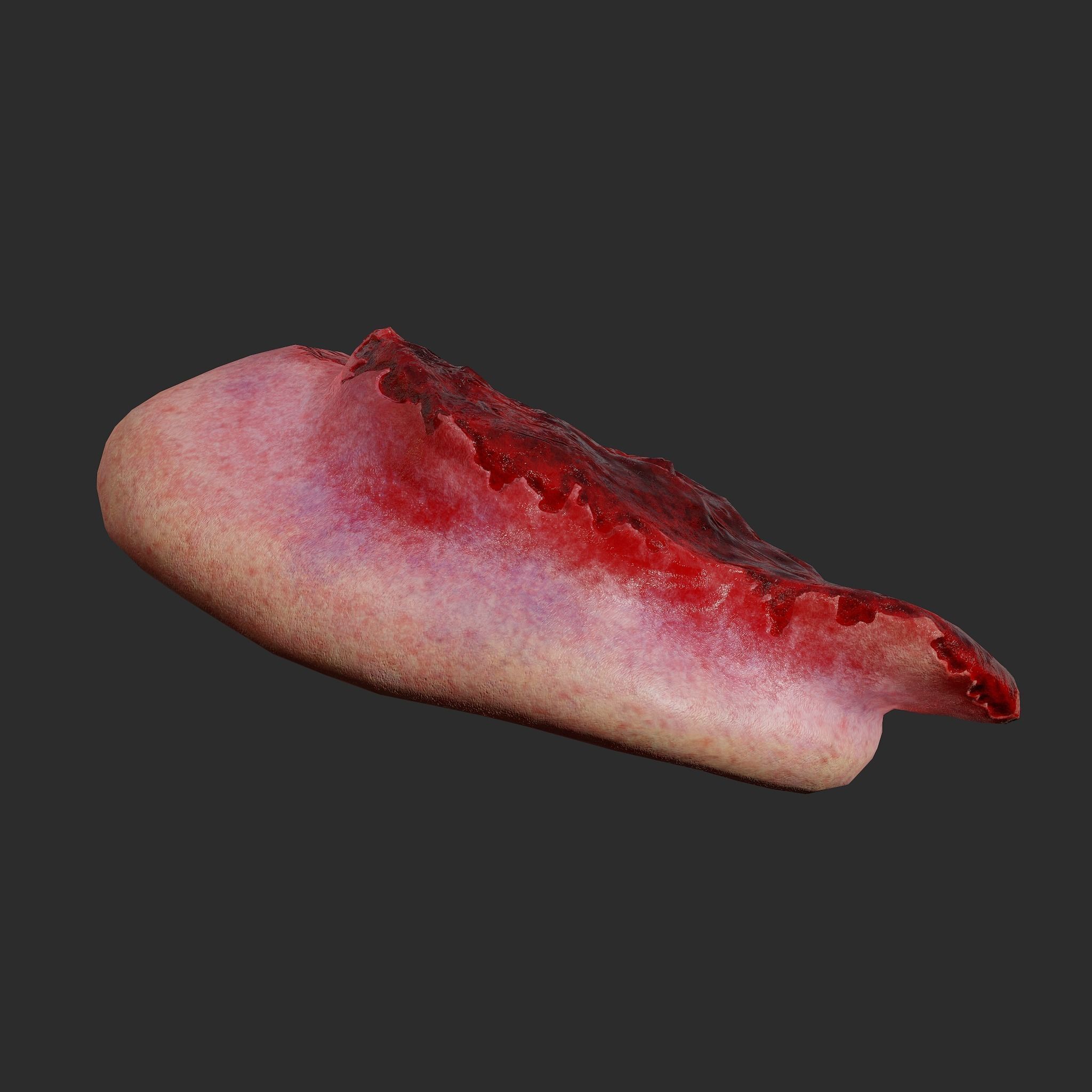 Severed Torso Toes Nose Ear Pack 3D Model Collection_48
