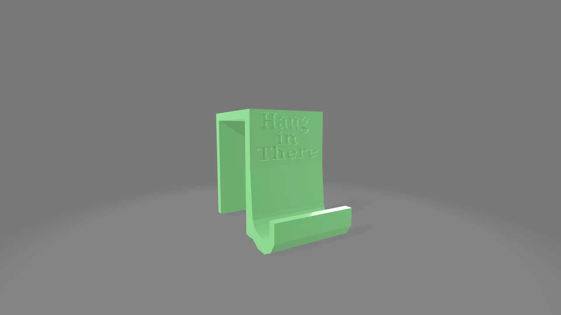 Hang in There - Door Hanger 3D print model