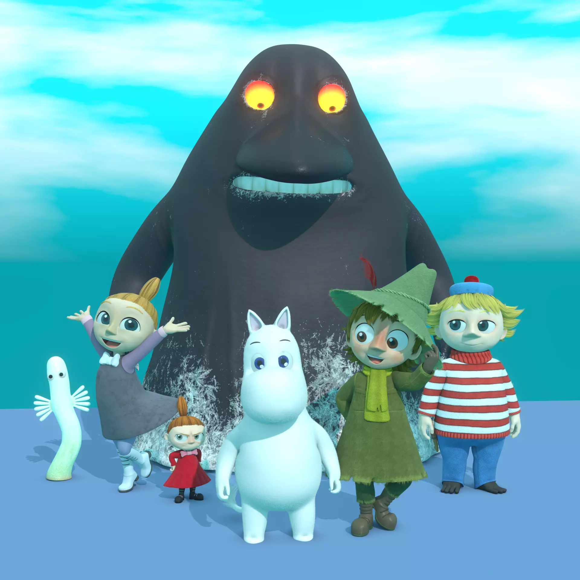 Moomin Model Pack Free low-poly 3D model_0