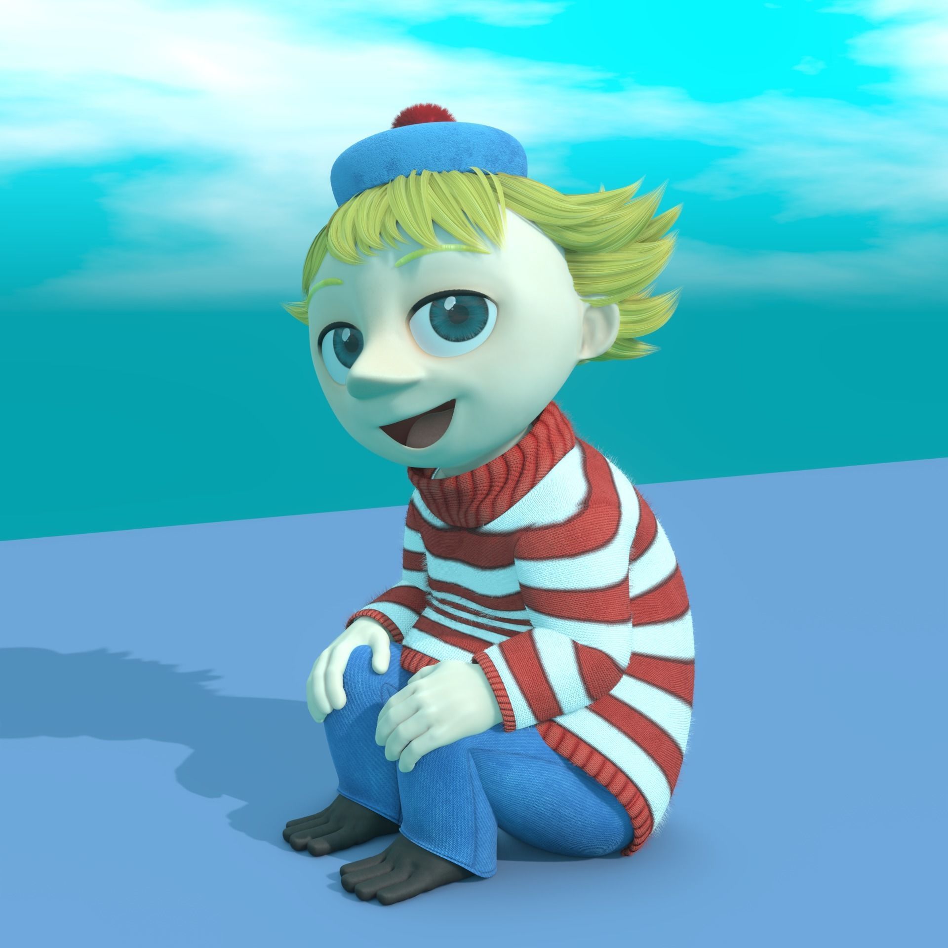 Moomin Model Pack Free low-poly 3D model_19