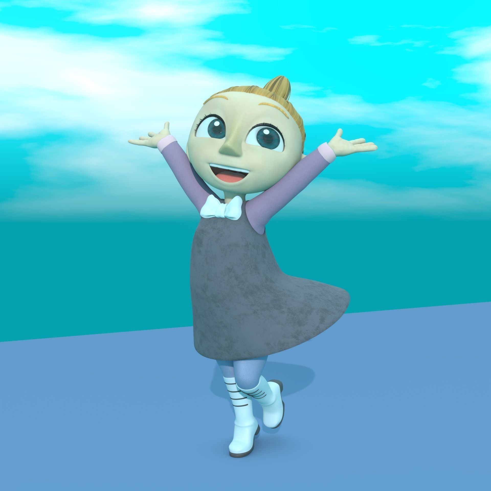 Moomin Model Pack Free low-poly 3D model_28