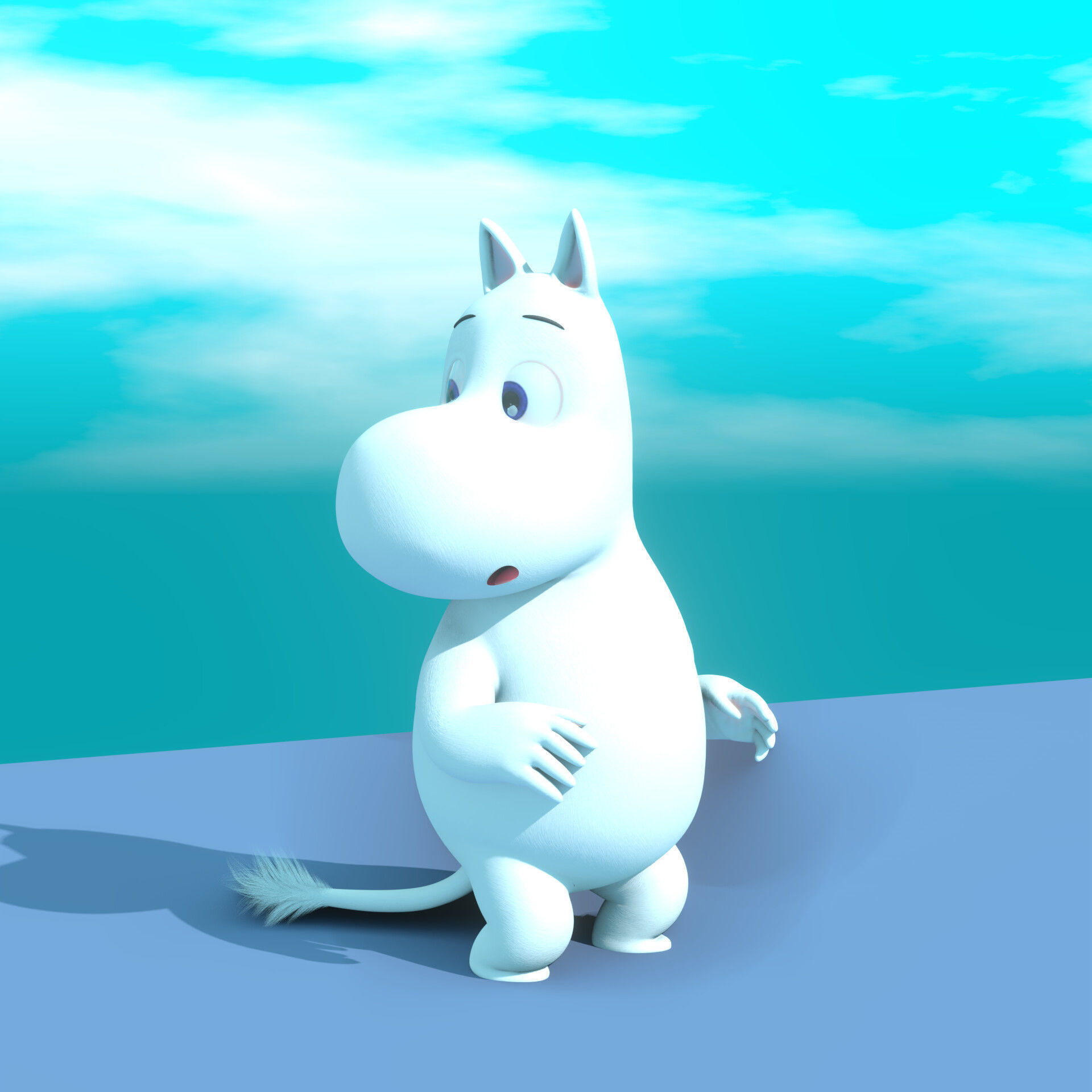 Moomin Model Pack Free low-poly 3D model_1