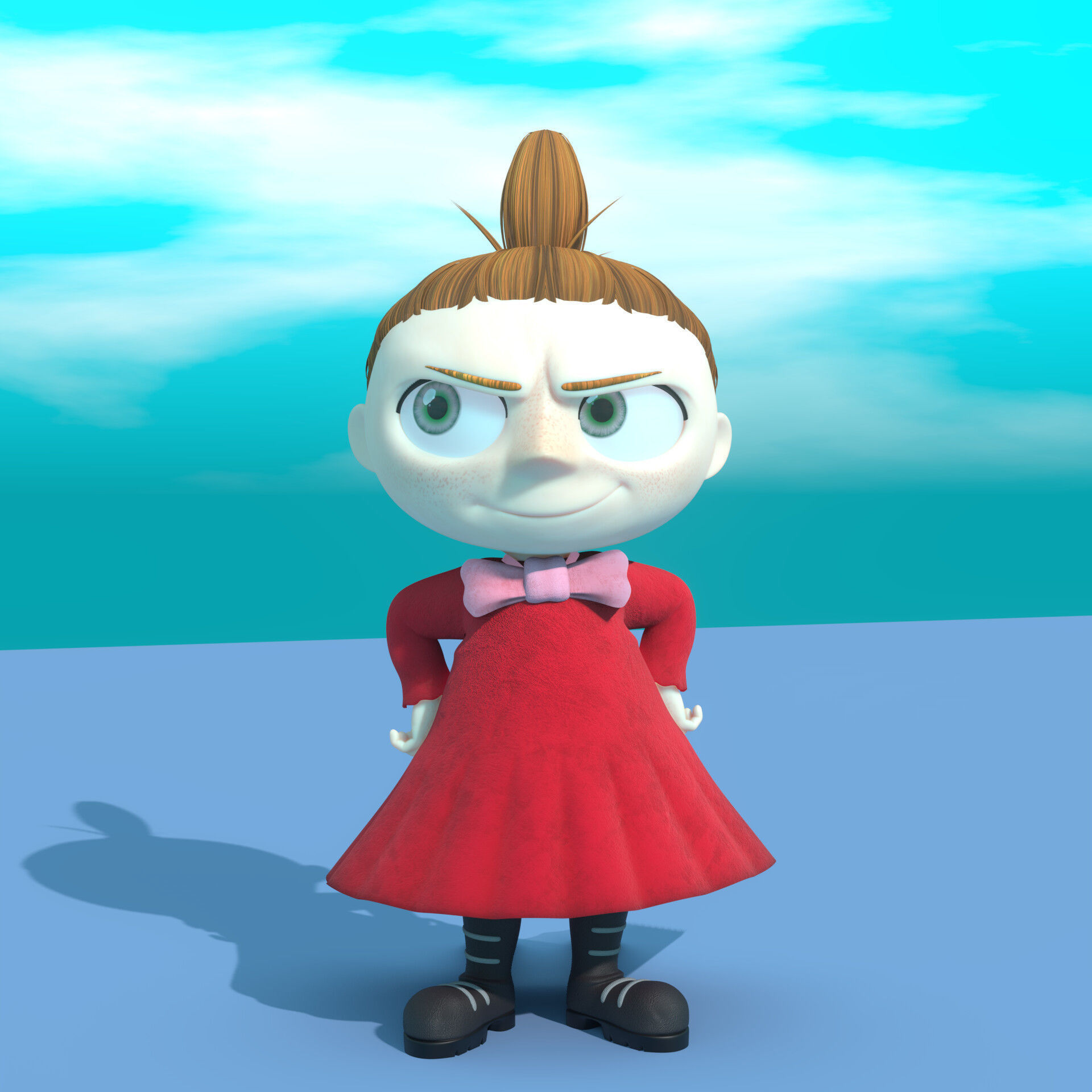 Moomin Model Pack Free low-poly 3D model_11