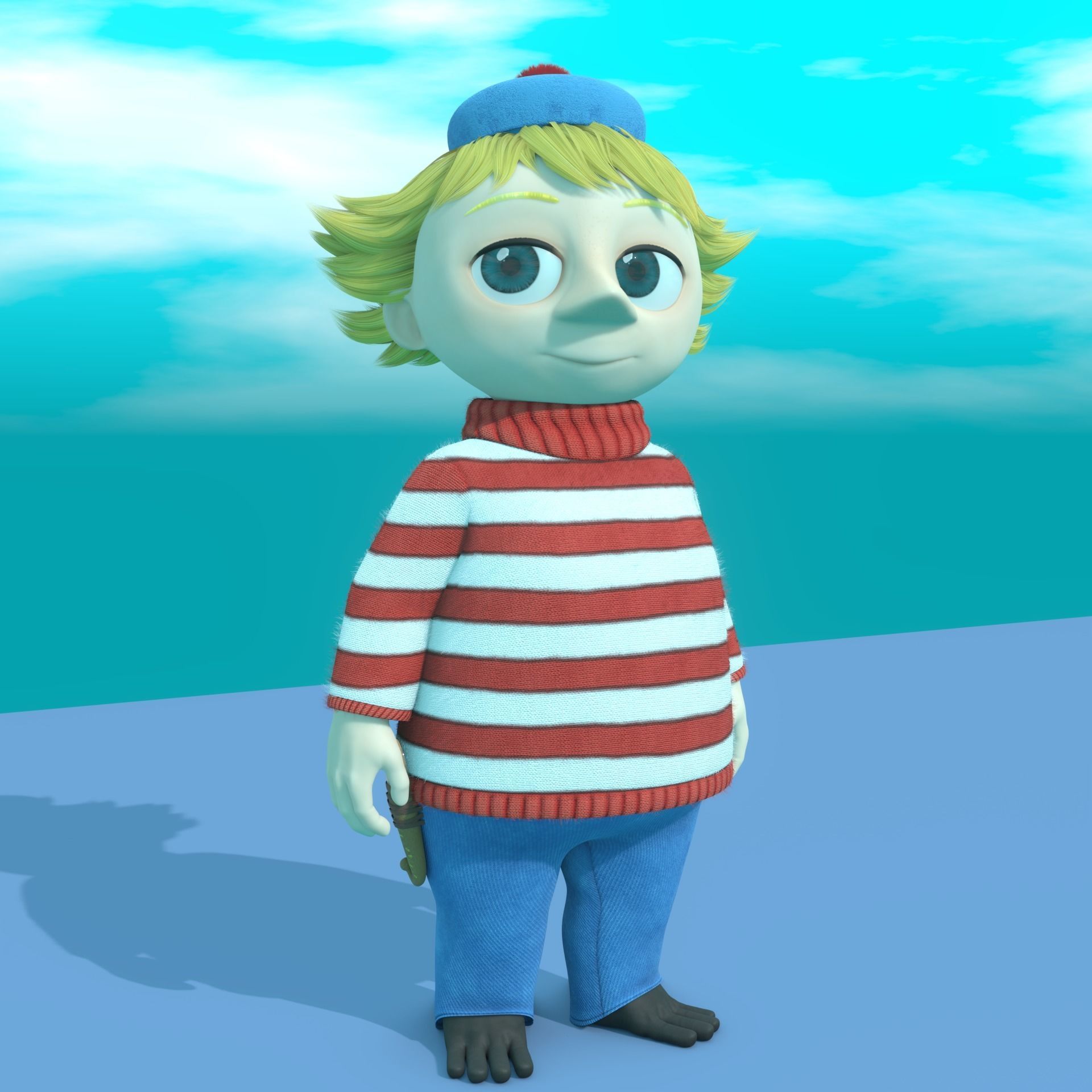 Moomin Model Pack Free low-poly 3D model_16