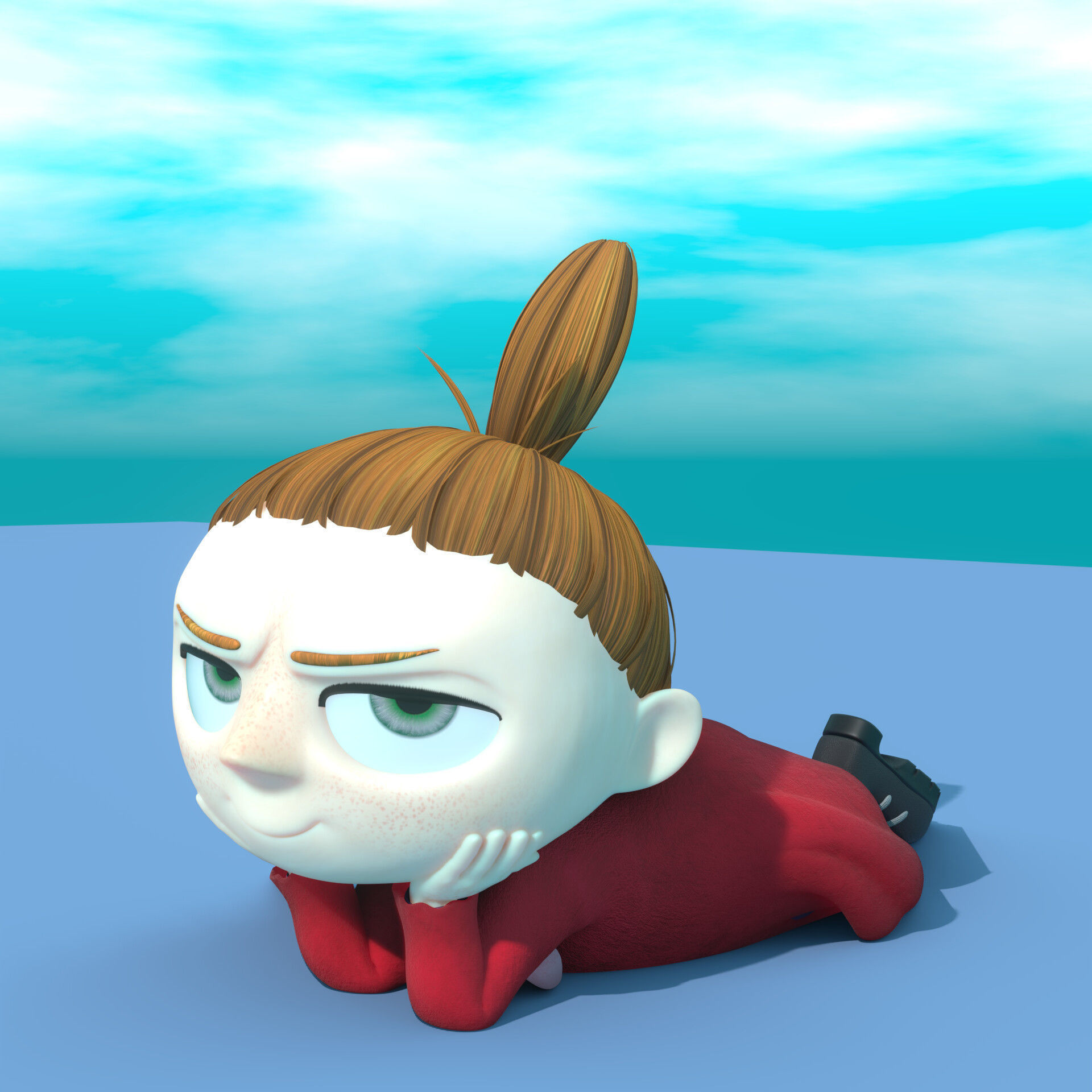 Moomin Model Pack Free low-poly 3D model_12