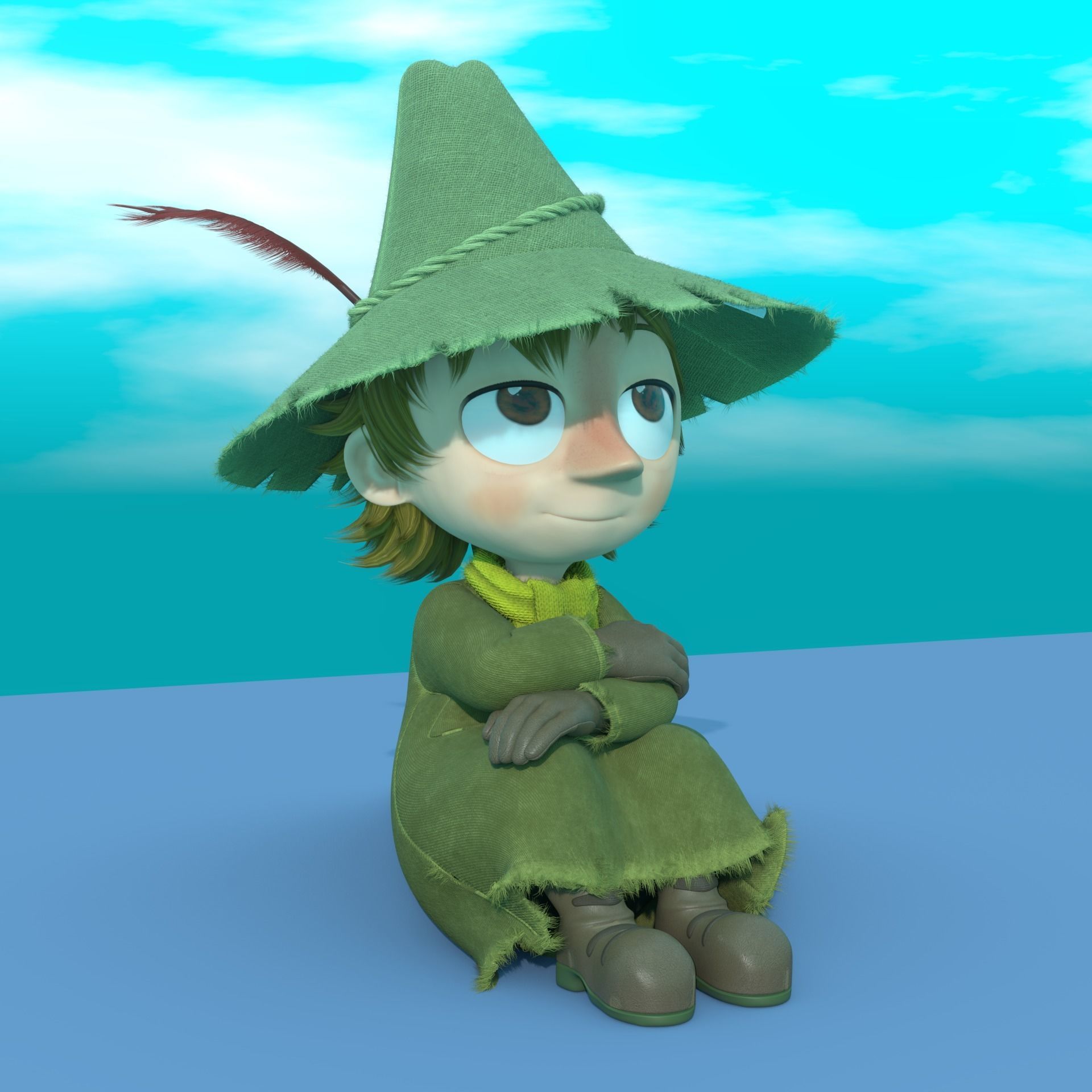 Moomin Model Pack Free low-poly 3D model_7
