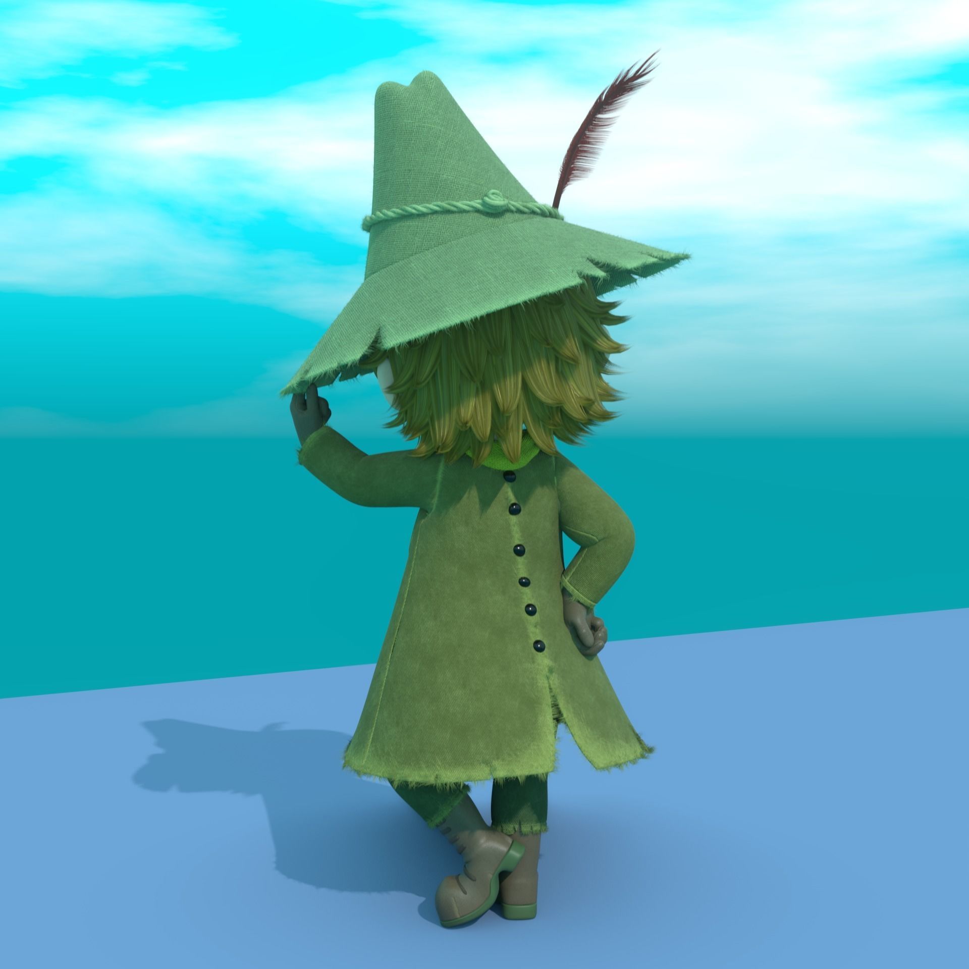 Moomin Model Pack Free low-poly 3D model_6