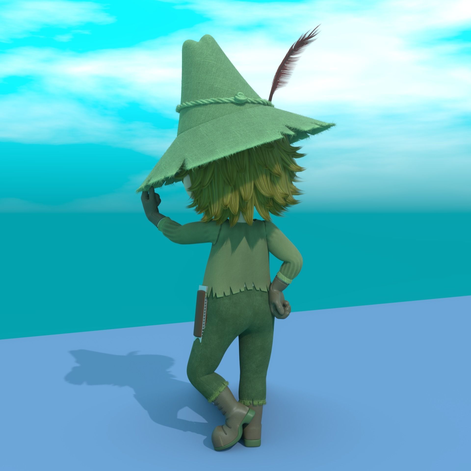 Moomin Model Pack Free low-poly 3D model_9