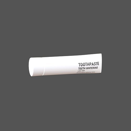 Toothpaste v1 001 Low-poly 3D model