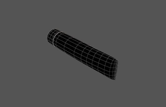 Toothpaste v1 001 Low-poly 3D model 7