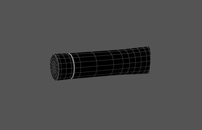 Toothpaste v1 001 Low-poly 3D model 6