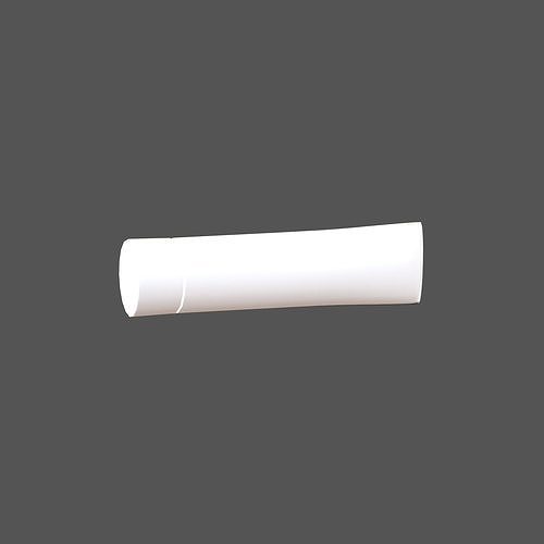 Toothpaste v1 002 Low-poly 3D model