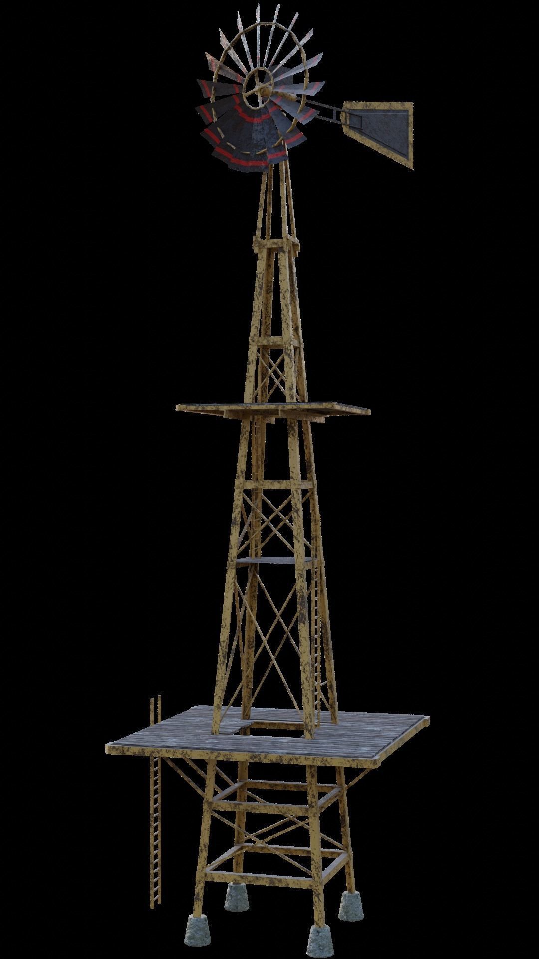 Cornfield 3d Scene 3D model_8