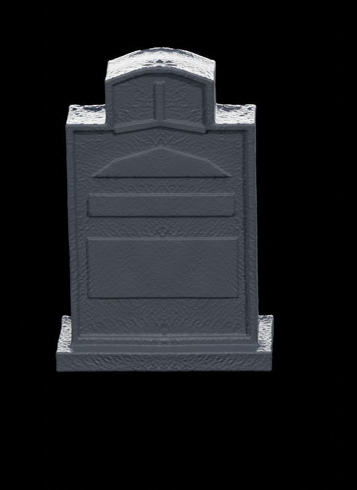 Low Poly PBR Grave Stones Low-poly 3D model_7