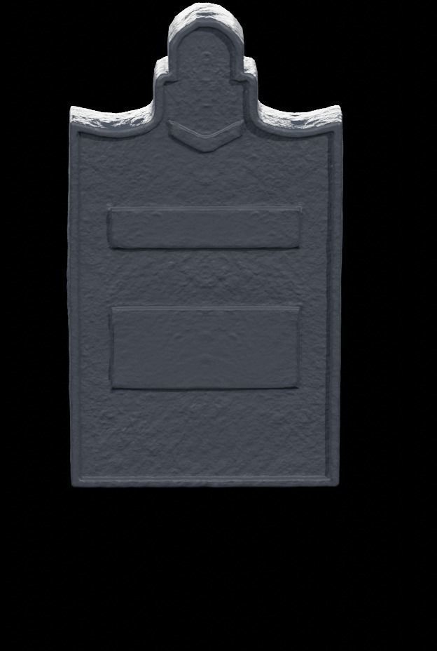 Low Poly PBR Grave Stones Low-poly 3D model_8