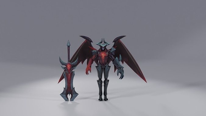 League of Legends   Aatrox the darkins blade GAME READY or PRINT Low-poly 3D model