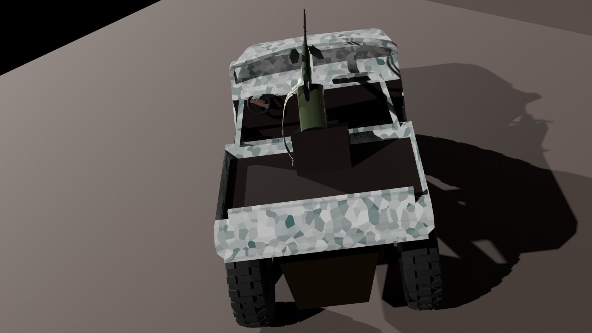 LOW POLY GAME AND CARTOON VEHICLE Low-poly 3D model_6