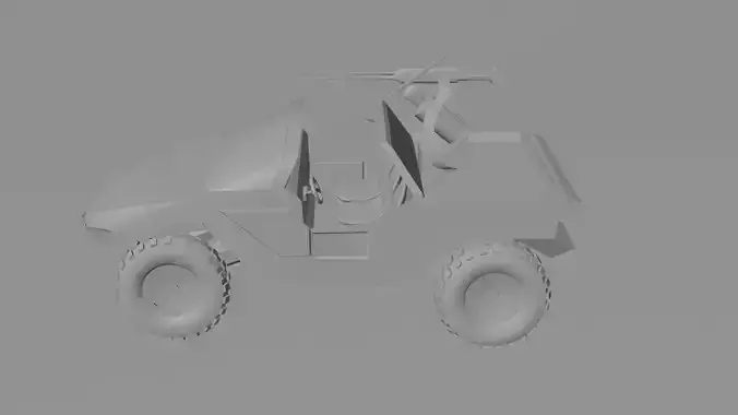 LOW POLY GAME AND CARTOON VEHICLE Low-poly 3D model