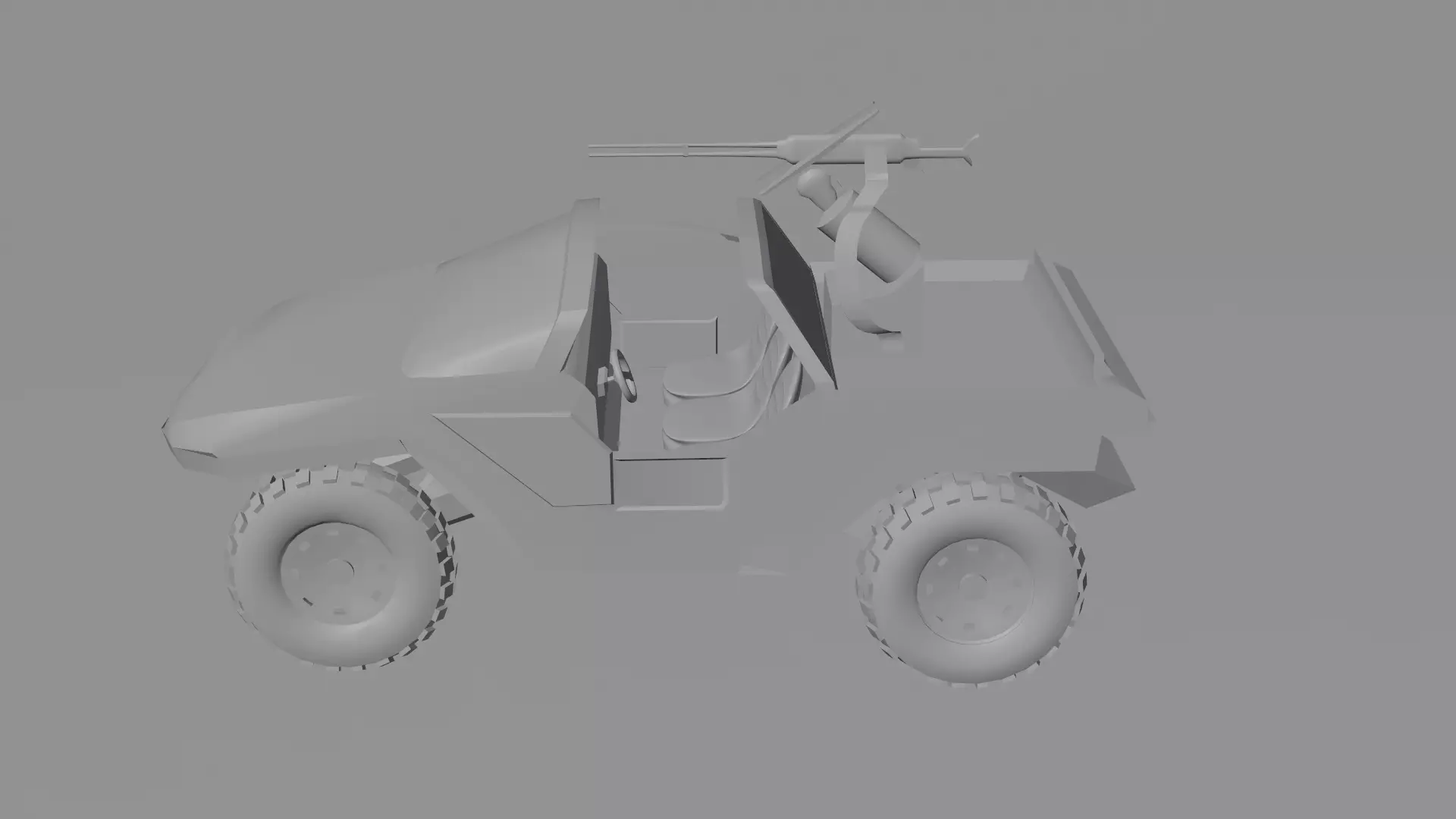 LOW POLY GAME AND CARTOON VEHICLE Low-poly 3D model_0