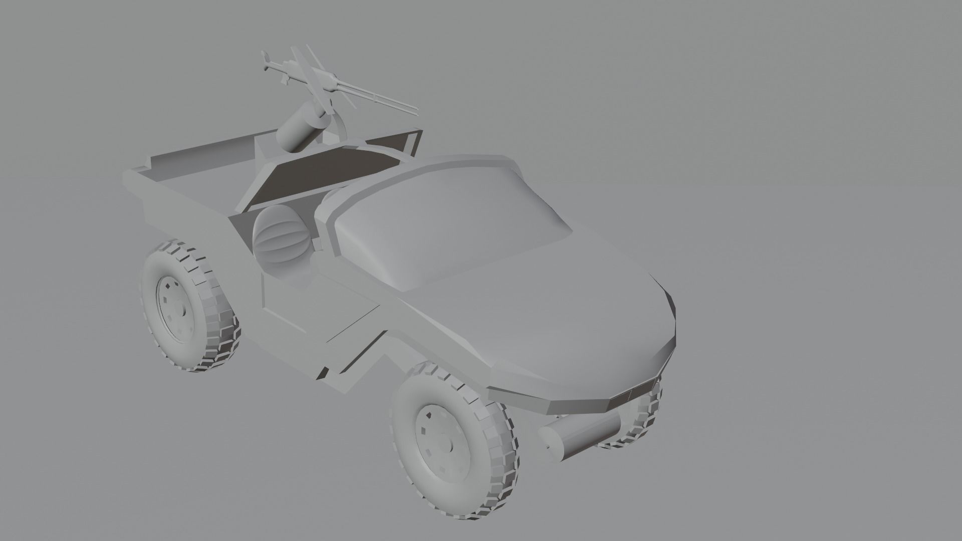 LOW POLY GAME AND CARTOON VEHICLE Low-poly 3D model_1