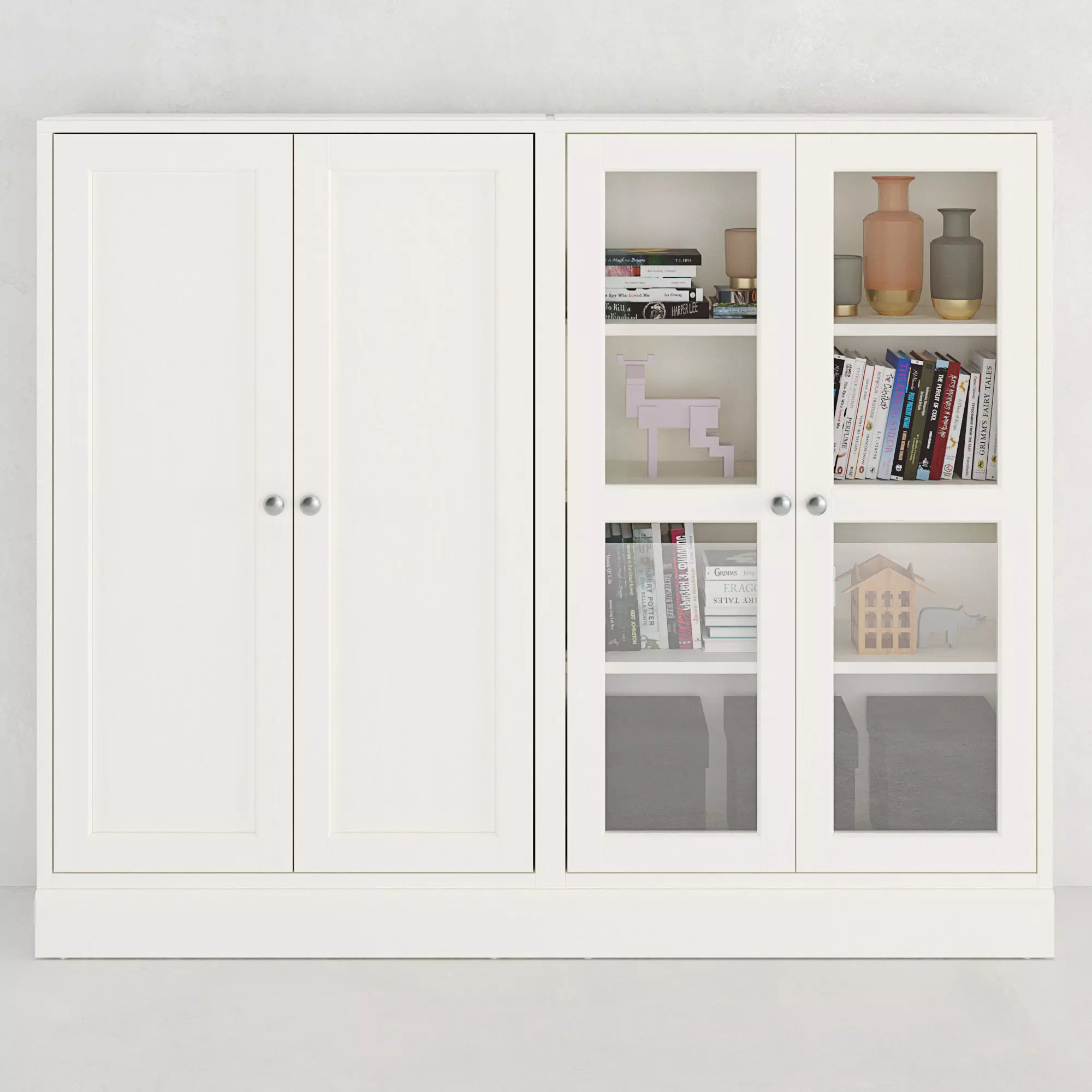 Havsta Storage combination glass doors 3D model