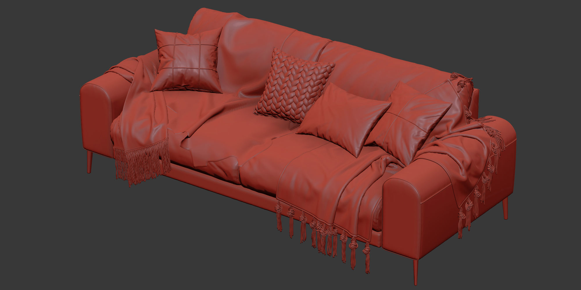 Joy sofa 228 cm 3D model_14