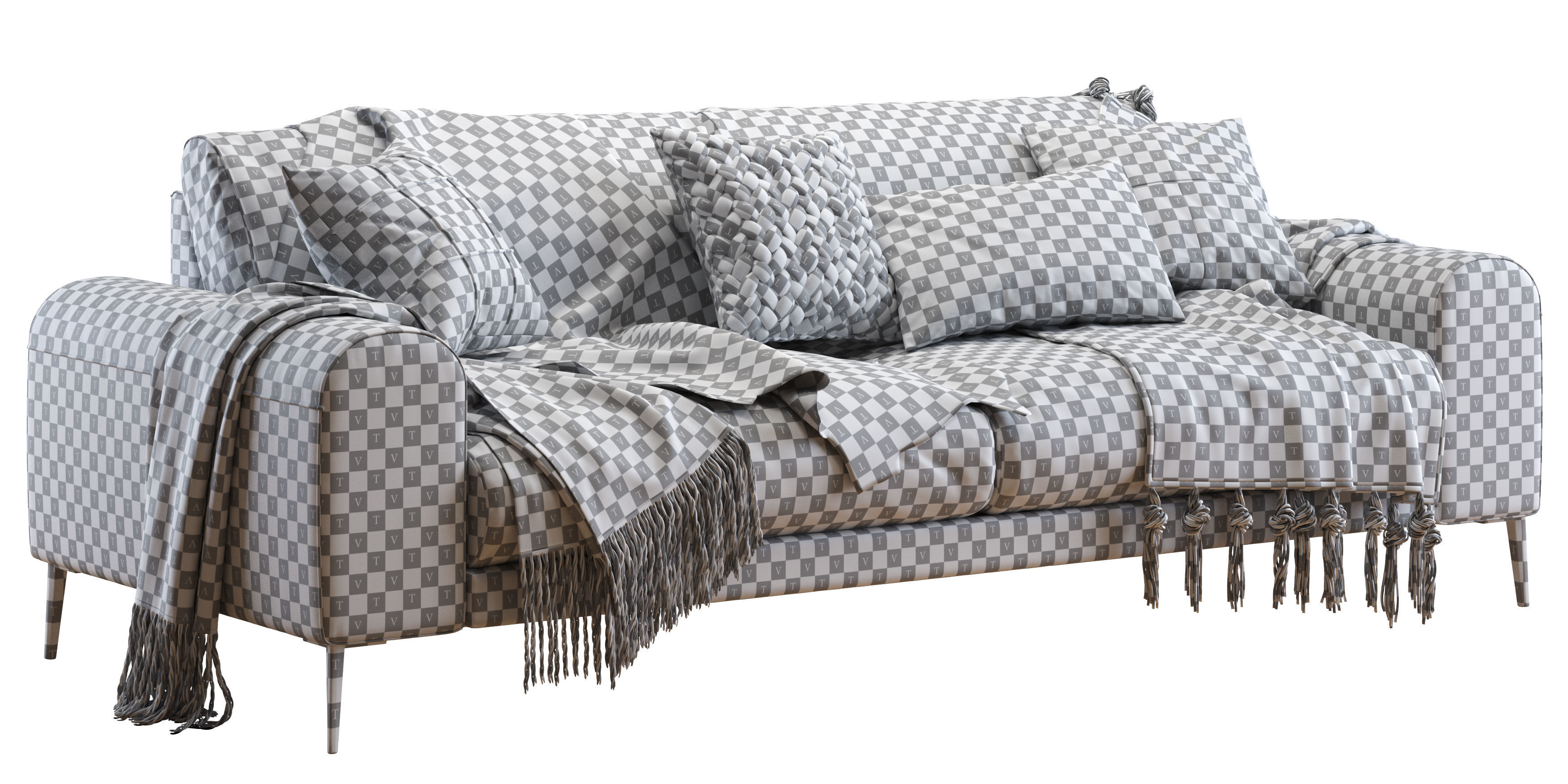 Joy sofa 228 cm 3D model_11