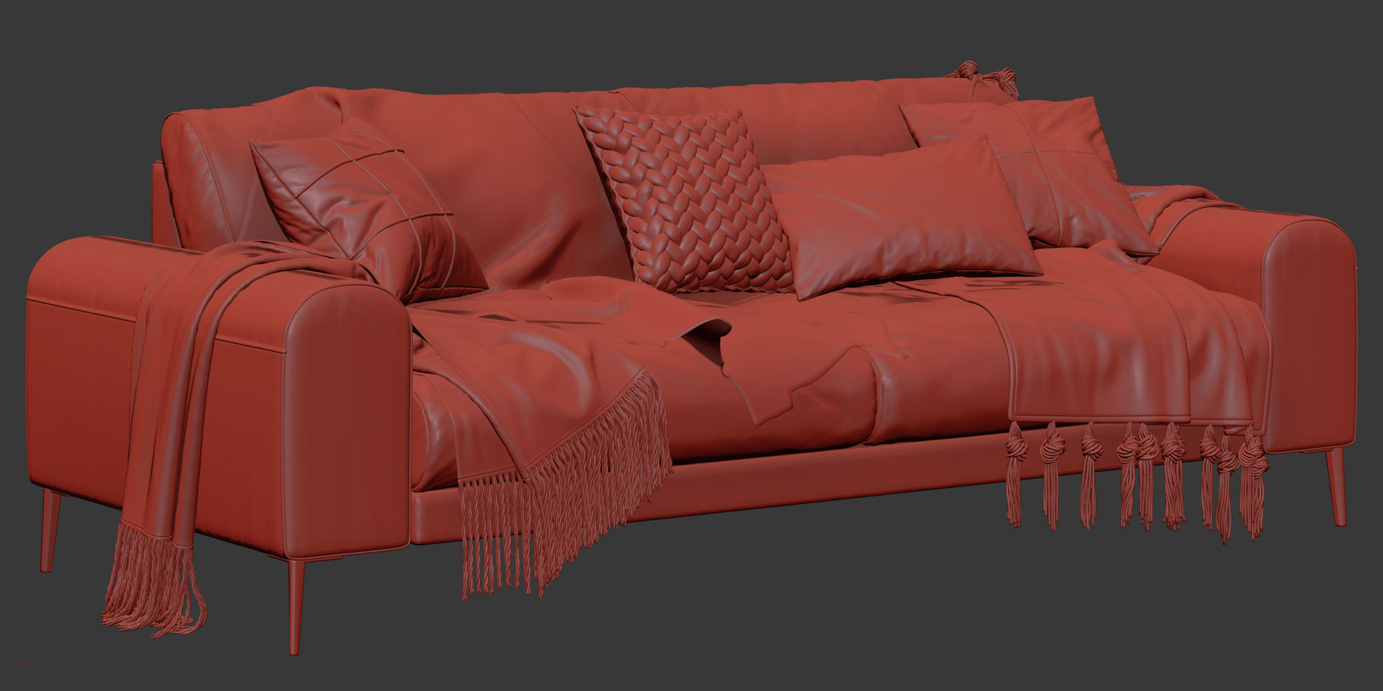 Joy sofa 228 cm 3D model_13