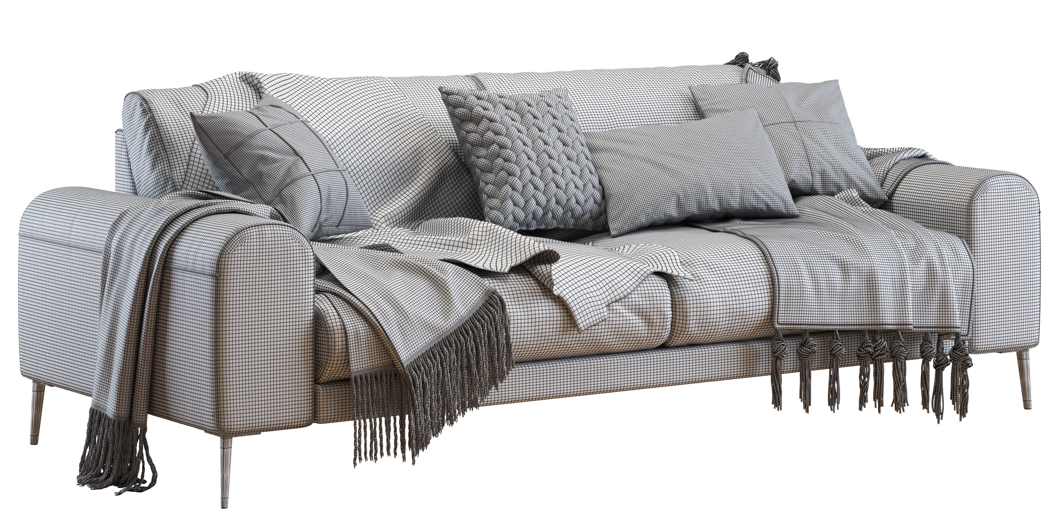 Joy sofa 228 cm 3D model_12