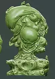 Cloth bag Maitreya Buddha