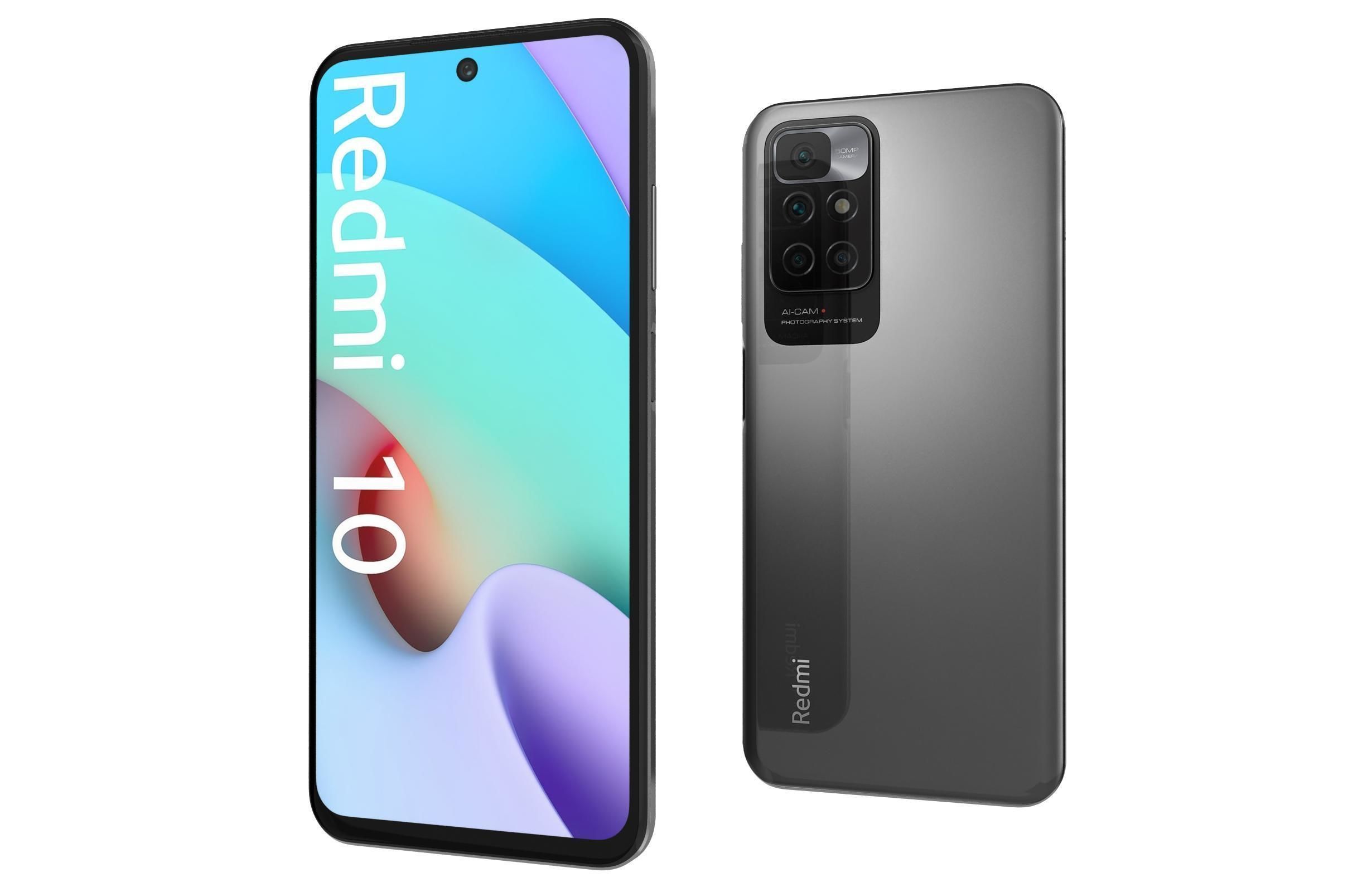 Xiaomi Redmi 10 Carbon Gray 3D model_6